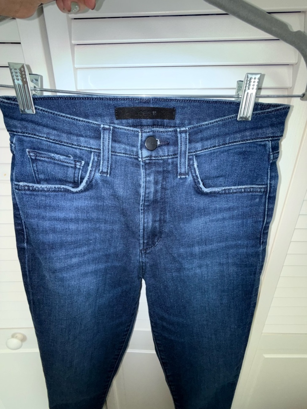 Joe's Jeans High-Rise Dark Blue Skinny Jeans